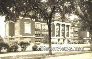 Real Photo - High School, Fremont - Nebraska NE  