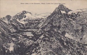 2,600 Feet Above Sea Level Snow Lakes In The Cascades Washington 1912