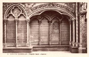 Vintage Postcard 1920's Sainte Chapelle Haute Oratoire Paris France
