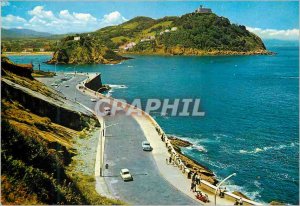 Postcard Modern San sebastian 41 walk jose antonio