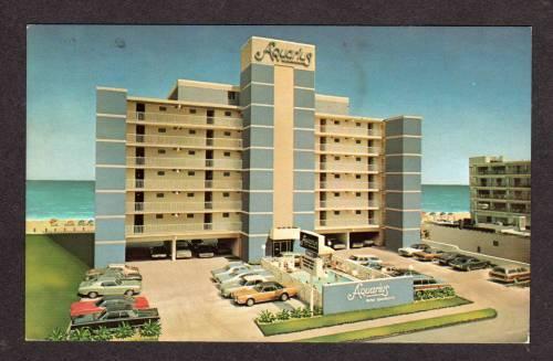 VA Aquarius Motel Apartments VIRGINIA BEACH Postcard