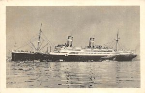 SS Conte Rosso Launched In March 29th, 1929 Lloyd Sabaudo Ship Line Ship 
