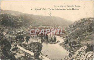 Casamene and Ile Malpas Old Postcard Besancon Vallee