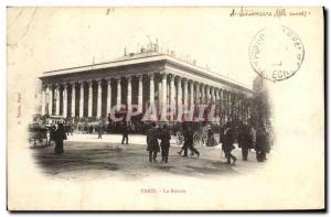 Old Postcard Paris Bourse