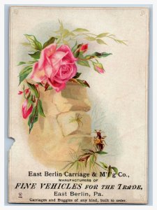 1880s East Berlin Carriage Mfg. Co. Insect Bug Playing Mandolin &E