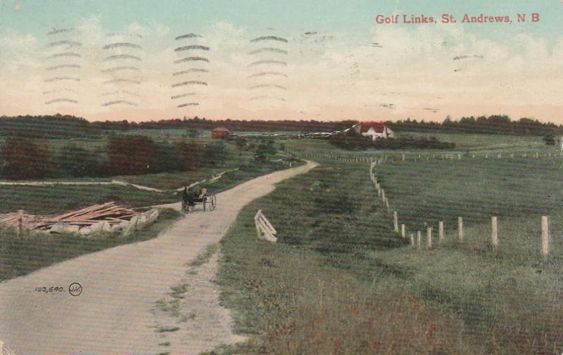 Golf Links at St Andrews NB, New Brunswick, Canada - pm 1909 - DB