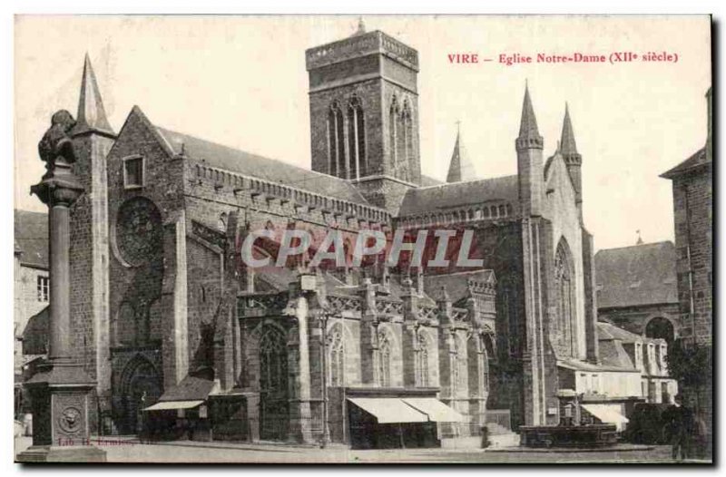 Vire - Notre Dame Church - Old Postcard