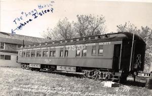 C70/ Green Lake Wisconsin Wi Postcard 1947 Photo RPPC Chapel Car Trolley Baptist