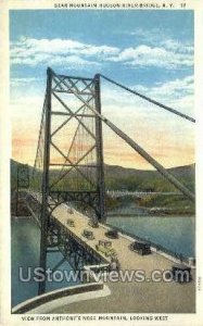 Bear Mountain River Bridge - New York City Postcards, New York NY Postcard