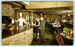 WEST SPRINGFIELD, Massachusetts MA ~ Tack Room VINCENT'S STEAK HOUSE  Postcard