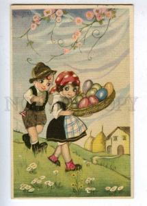 202330 ART DECO Kids EASTER Eggs by CHIOSTRI Vintage BALLERINI