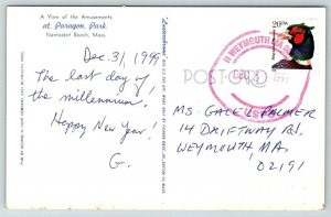 Paragon Park  Nantasket Beach   Massachusetts  December 31st 1999  Postcard