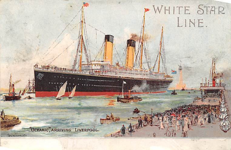 SS Oceanic White Star Line 1907 