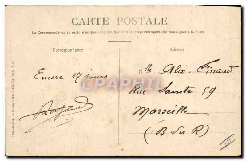 Old Postcard Lighthouse Cap Ferrat The lighthouse Rade Villefranche