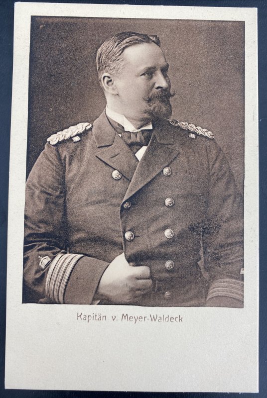 Mint Germany Real Picture Postcard  WW1 Captain Meyer Waldeck