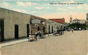 Mexico, Ciudad Juarez, Calle del Comercio, Tichnor No. A-5506
