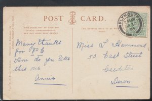 Family History Postcard - Hammond - 50 East Street, Crediton, Devon   RF1769