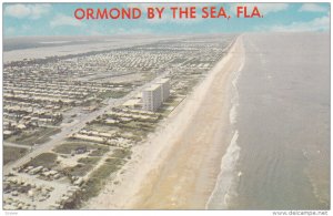 Aerial View, Beach, ORMOND BEACH, Florida, 40-60's