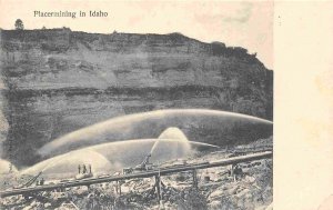 Placer Mining in Idaho 1907c postcard