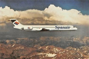 Airline Postcards Spanair MD-83 
