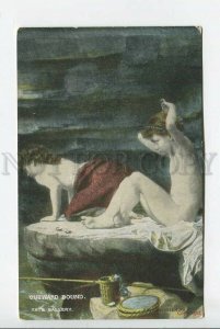 439263 Sir POYNTER Nude Girl near Water FISHERMAN Vintage postcard