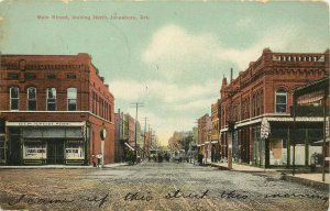 Wheelock Postcard Main Street Looking North Jonesboro AR Craighead County