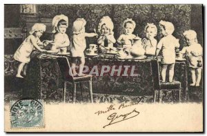Old Postcard Fantasy Children Child Bebe