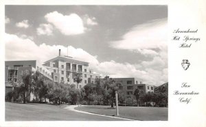 San Bernardino California Arrowhead Hot Springs Hotel Real Photo PC AA31900