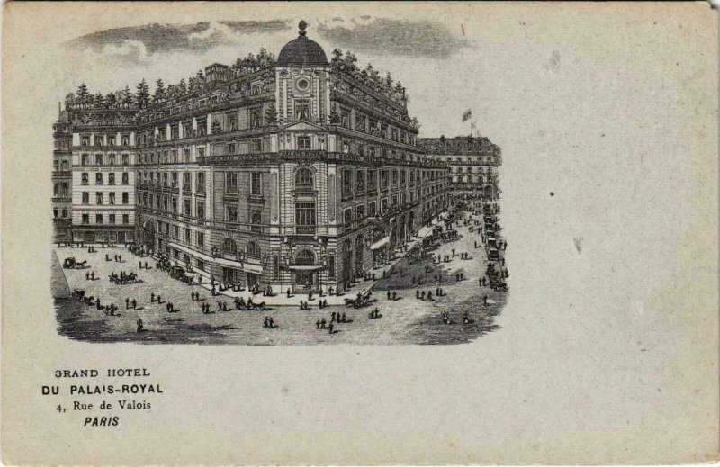 CPA AK PARIS Grand Hotel Palais Royal 4, rue de Valois (971194)