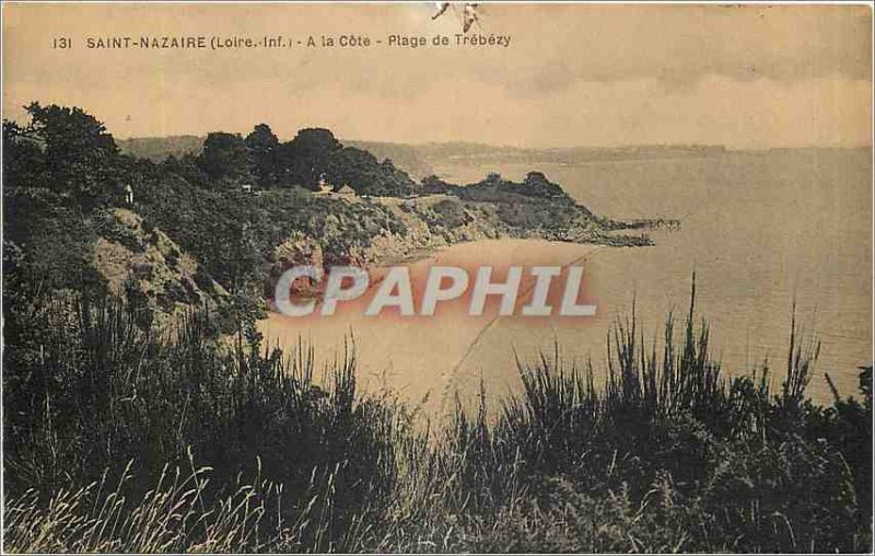 Old Postcard Saint Nazaire Loire Inf A Cote Plage Tr�b�zy