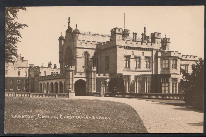 Durham Postcard - Lambton Castle, Chester-Le-Street   J370