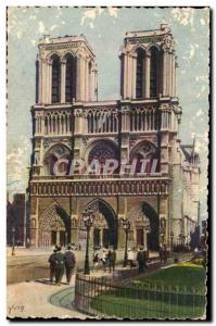 4 Paris - Notre Dame - Old Postcard