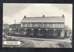 SHARTLESVILLE PENNSYLVANIA SHARTLESVILLE HOTEL VINTAGE POSTCARD PA.