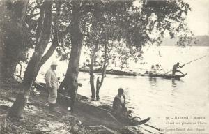 french guyana, MARONI, Native Boat to Inini (ca. 1899)