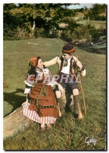 Postcard Modern Folklore Group France Ariege Are Pinsous eras Lausetos Saint ...