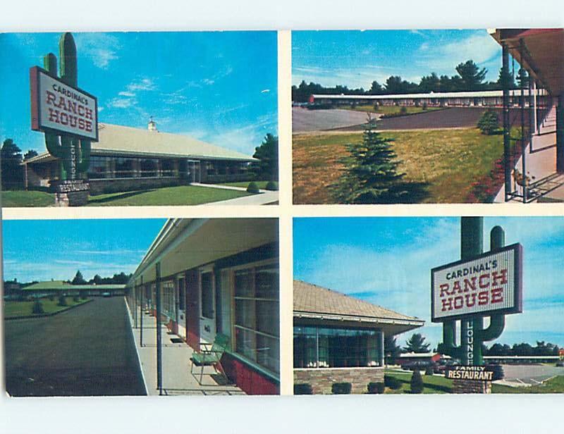 Unused Pre-1980 MOTEL SCENE Rochester New Hampshire NH B5954