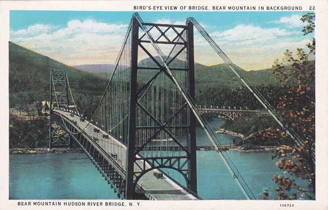 Bear Mountain Hudson River Bridge NY, New York WB