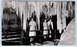 RPPC Crystal Cave BERMUDA Postcard