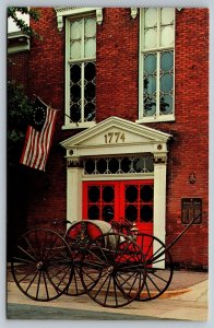 Fire Truck Engine - Fireman Postcard - Alexandria - Virginia