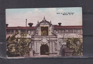 PHILIPPINES, MANILA, FORT SANTIAGO, GATE, c1910 ppc., unused.