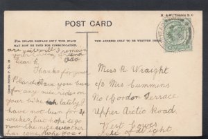 Surrey Postcard - The River From Leatherhead Bridge  HM277