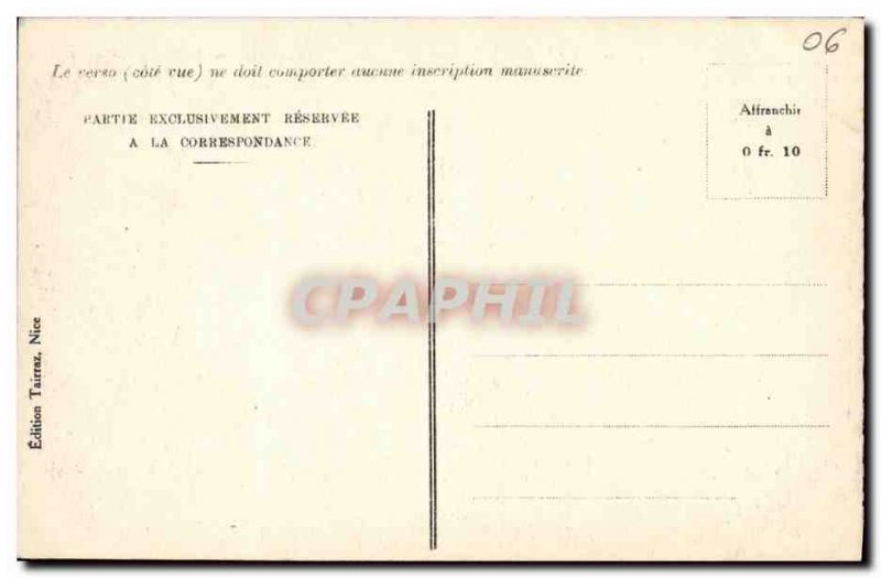 Postcard Old Nice Avenue de Verdun