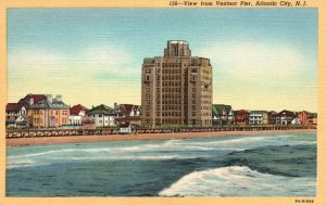 Vintage Postcard View From Ventnor Pier Atlantic City New Jersey Samuel Strauss