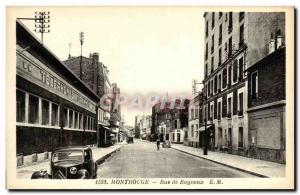 Postcard Old Street Montrouge Bagneux Citroen Automobile