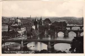 B39803 Prague a general view on 4 Bridges   czech