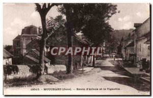 Fink Postcard Old Route d & # 39arbois and vineyard