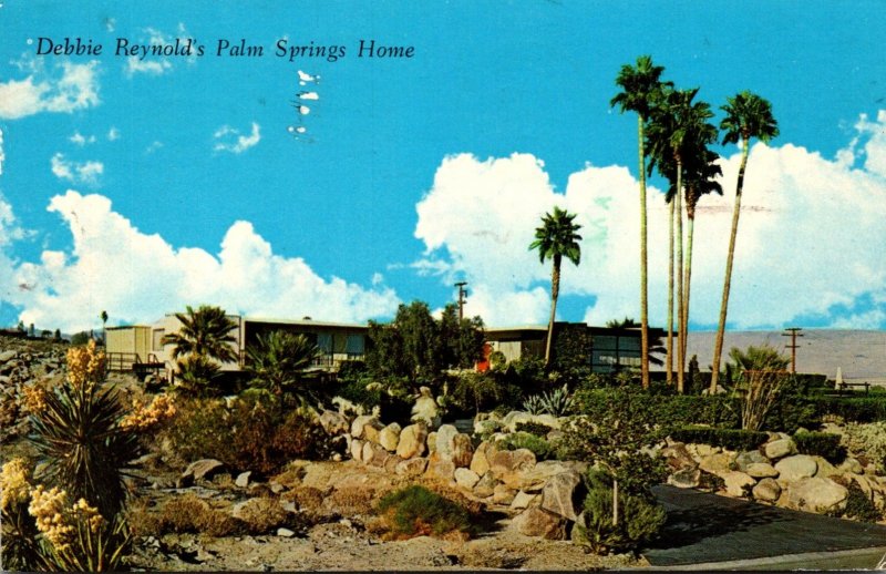 California Palm Springs Debbie Reynold's Home 1962