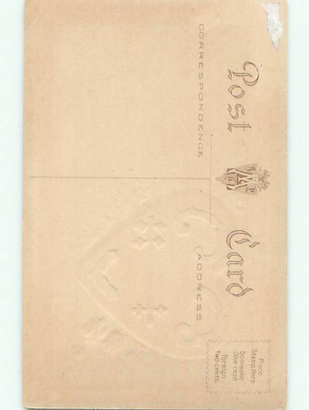 Divided-Back VALENTINE DAY SCENE Great Postcard W7835