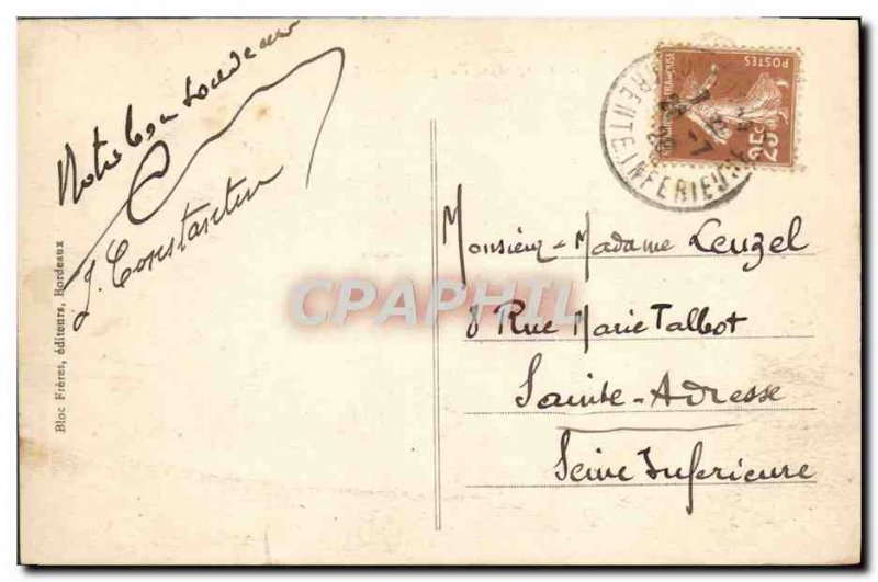 Old Postcard Royan Vue Generale De La Grande Conche
