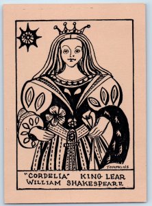 1960s Ashland Oregon Postcard Tomkins Topkins Cordelia King Lear William Museum